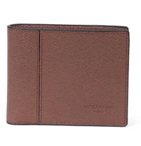 Porte-cartes cuir vachette premium grainé marron