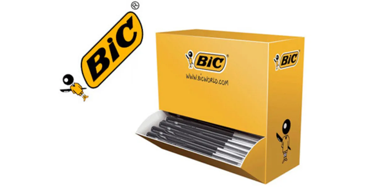 STYLO BILLE M10 NOIR PACK DE 100
